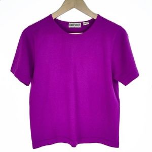 Kerrie n Kelsey | Short Sleeve Fuchsia Sweater S